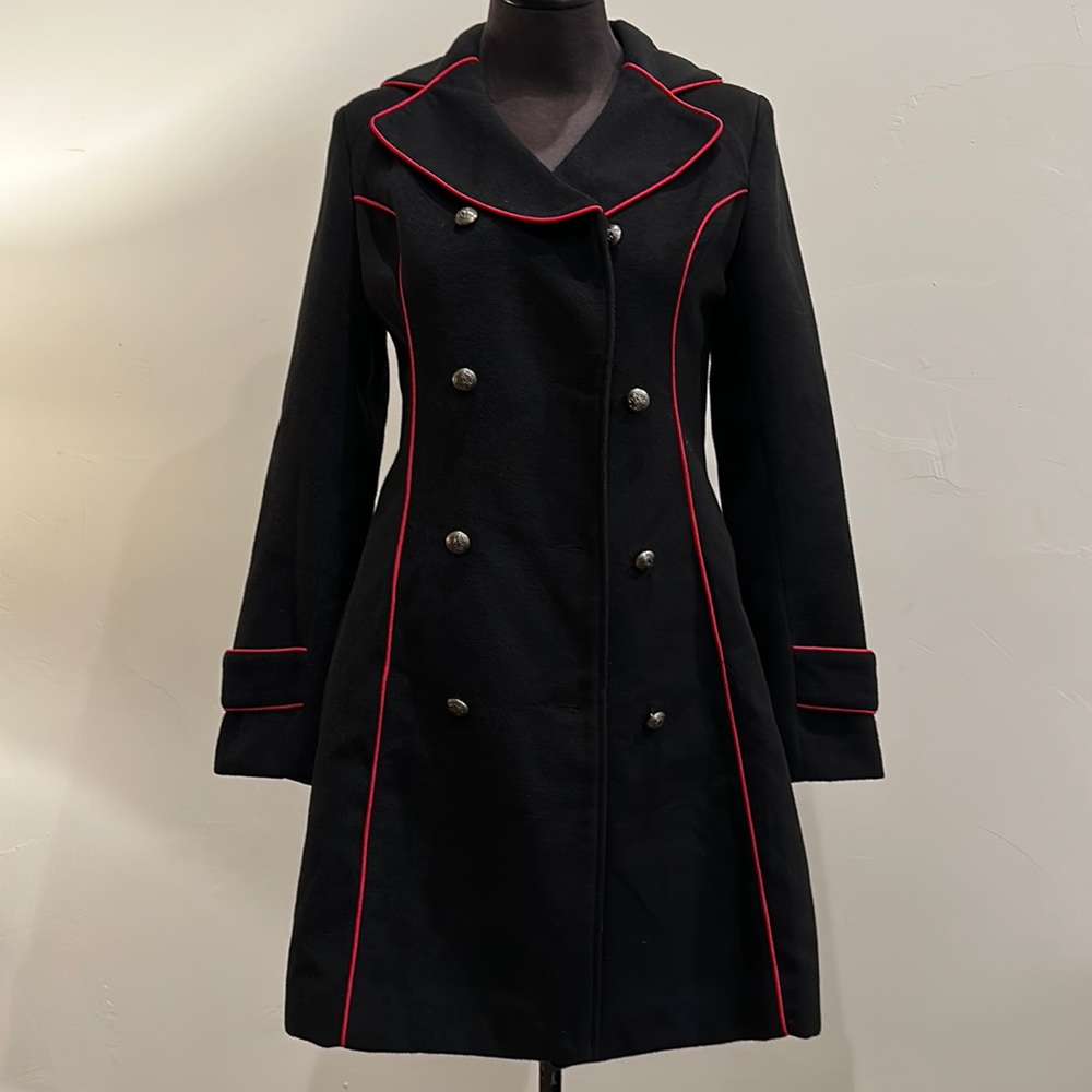 Hearts & Roses military style coat